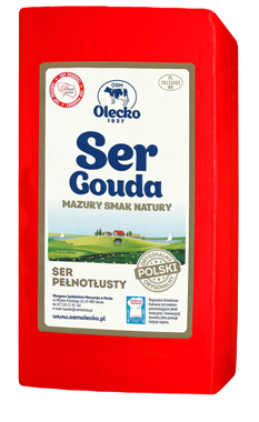 Ser żółty Gouda Olecko blok wg wagi